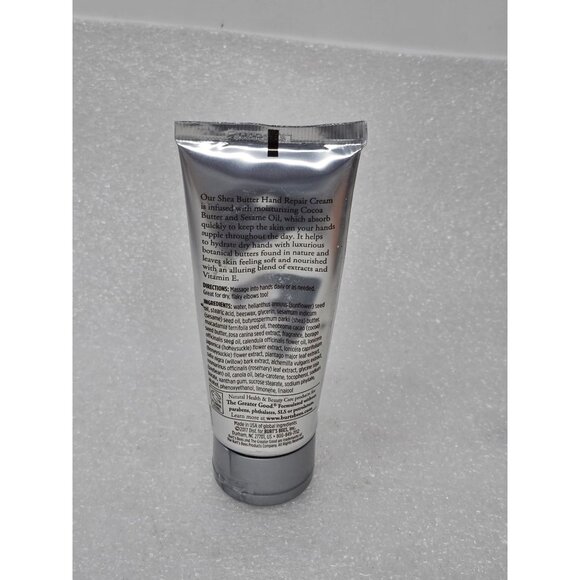 Burt's Bees Shea Butter Hand Repair Cream 3.2 Oz With Cocoa Butter & Sesame Oil - Picture 2 of 2